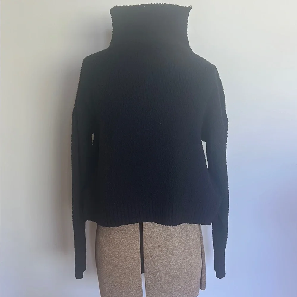 UGG Funnel Neck Cozy Sweater size Small, black - Picture 3 of 6